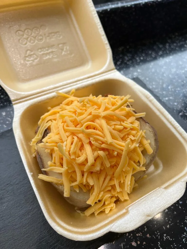 Cheese baked potato
